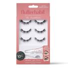 Kit de extensão de cílios FlutterHabit Sweetheart com 3 conjuntos de cílios
