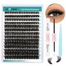 Kit de Extensão de Cílios GEMERRY 280 Peças 0,07D 1018 mm Mix