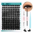 Kit de extensão de cílios GEMERRY DIY Lash 280 grupos individuais
