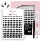 Kit de extensão de cílios High DIY 144 unidades Lash Clusters R-08