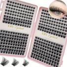 Kit De Extensão De Cílios Individuais D-Curl, Vários Comprimentos, Sem Odor, Fácil Aplicação Para