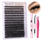 Kit de extensão de cílios Pawotence DIY Individual Lash 50D