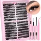 Kit de extensão de cílios Ruairie Lash Clusters 280 unidades 8-16 mm