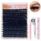 Kit de extensões de cílios Anforlin Fluffy Lash Clusters 224 unidades