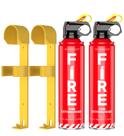 Kit de extintor de incêndio AmzBoom, pacote com 2 unidades, 450 ml ABCK Spray