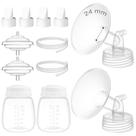 Kit de Extractor de Leche Gotocut con Bridas de 24mm y Componentes Libres de BPA