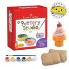 Kit de fabricação de argila Faber-Castell Pottery Studio com refil de 1 kg