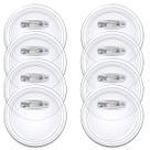Kit de fabricação de botões BIGNC Bignc, conjunto de 20 pinos transparentes para artesanato Kit de fabricação de botões BIGNC Bignc, conjunto de 20 pinos transparentes para artesanato