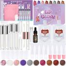 Kit de fabricação de brilho labial TSVATE com 58 unidades para mulheres e meninas