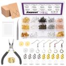 Kit de fabricação de brincos Sweet 1533 unidades com ferramentas e ganchos