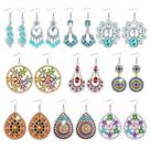 Kit de fabricação de brincos ZYNERY Diamond Painting com 10 pares