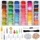 Kit de fabricação de cordas Friendship Bracelet BNK com 962 unidades e caixa