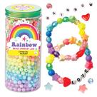 Kit de fabricação de joias Creativity para crianças Rainbow Bead Jar