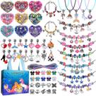 Kit de fabricação de pulseiras de charme AIPRIDY Unicorn Mermaid Girls 5-12