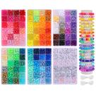 Kit de fabricação de pulseiras Pony Beads Friendship QUEFE 4680 unidades