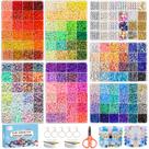 Kit de fabricação de pulseiras Redtwo Clay Beads 144 cores 23000 unidades
