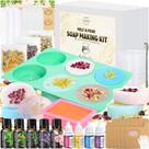 Kit de fabricação de sabonetes Jcoos com base de manteiga de karité e moldes