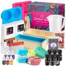 Kit de Fabricação de Sabonetes Prime Creations - Base Melt & Pour e Moldes