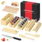 Kit de fabricação de sushi HI NINGER Deluxe Edition com 8 formas de molde