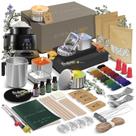 Kit de fabricação de velas Hearth & Harbor com soja orgânica para adultos Kit de fabricação de velas Hearth & Harbor com soja orgânica para adultos