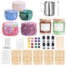 Kit de Fabricação de Velas OFUN com Cera de Abelha e Óleos Essenciais DIY