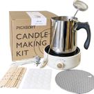 Kit de fabricação de velas PICASORT com aparelho de fusão de cera 900mL 500W