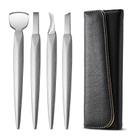 Kit de faca de pedicure para unhas encravadas FERYES 4 unidades com estojo
