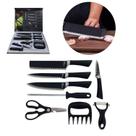 Kit de Facas Churrasco Profissional Antiaderente 8 Peças