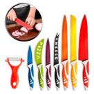 Kit De Facas De Cozinha Premium Colors 8 Peças Ralador Kit De Facas De Cozinha Premium Colors 8 Peças Ralador