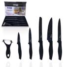 Kit De Facas E Descascador Profissional 6 Peças Premium