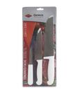 Kit De Facas Para Carne Cozinha E Legumes Em Aço Inox Day By Day Corneta 7553694