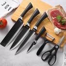 Kit De Facas Para Churrasco 6 Peças Fio Navalha Inox Antiaderente