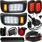 Kit de farol e lanterna traseira LED para carrinho de golfe VYYOKMU 12V Kit de farol e lanterna traseira LED para carrinho de golfe VYYOKMU 12V