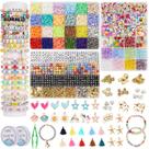 Kit de Fazer Pulseiras OCARDI para Meninas com Miçangas de Argila e Miçangas de Vidro