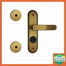 KIT de Fechadura para Porta de EntradaExterna Tetra Chave 1800 21 Oxidada 40mm STAM
