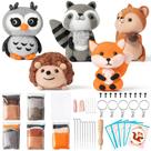 Kit de feltragem por agulha WATINC Woodland Wool, conjunto de 5 com ferramentas