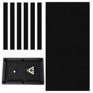 Kit de Feltro Preto para Mesa de Sinuca Oqqlin 260 x 140 cm