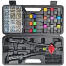 Kit de Ferramenta para Porca Rebite DKwoeshg 16" com Alavanca e 15 Mandris