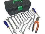 Kit De Ferramentas 21 Peças Com Maleta Preta
