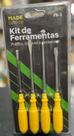 Kit de Ferramentas 3 Chaves Fenda 1 Chave Philips