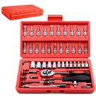 Kit de Ferramentas 46 Peças Chaves Phillips Fenda Torque