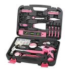 Kit de ferramentas Apollo DT0773N1 135 peças com chave de fenda de 3,6 V rosa