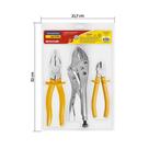 Kit De Ferramentas Com Alicate De Pressão 10" Alicate Universal 8" E Alicate Corte Diagon