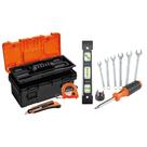 Kit De Ferramentas Com Caixa Plástica Robust 16 Peças 200x215x410mm