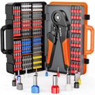 Kit de ferramentas de crimpagem de ponteiras Preciva AWG 28-5 (0,08-16 mm²)