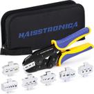Kit de ferramentas de crimpagem haisstronica 6 em 1 Professional com bolsa Kit de ferramentas de crimpagem haisstronica 6 em 1 Professional com bolsa