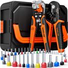 Kit de ferramentas de crimpagem hexagonal Ferrule SOMELINE com 36 tamanhos AWG 24-8