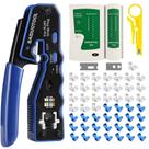 Kit de ferramentas de crimpagem RJ45 BAIDUOTOOL Pass Through Ethernet