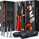 Kit de ferramentas de crimpagem SOMELINE 14-10 AWG com conectores solares