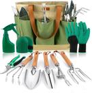 Kit de Ferramentas de Jardinagem YAUNGEL 10 Peças em Aço Inoxidável